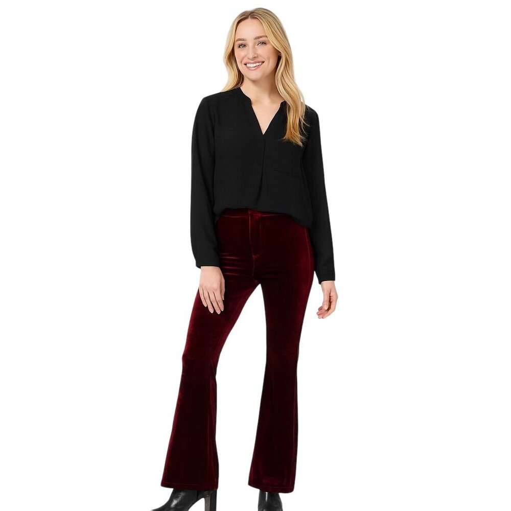 2/$30 XS ZARA Basic Dressy Black Long Sleeve Blouse